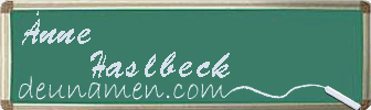 Änne Haslbeck Visitenkarte